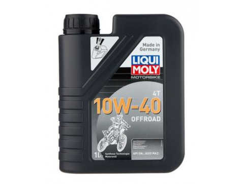 Масло моторное 4-х такт  LIQUI MOLY Motorbike 4T Offroad 10W40 син 1 л
