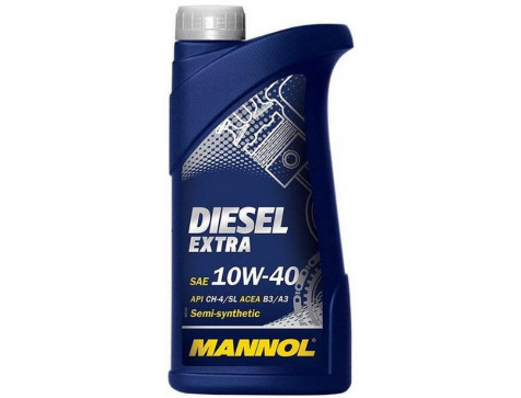Масло моторное 10w40 1л Mannol Diesel Extra п/с