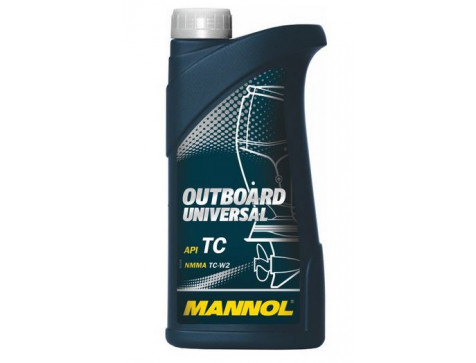 Масло моторное 2-х такт MANNOL OUTBOARD Universal TC-W2 1л лодочное мин.