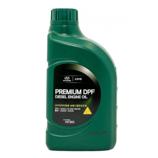 Масло моторное 5w30 1л HYUNDAI PREMIUM DPF DIESEL син.