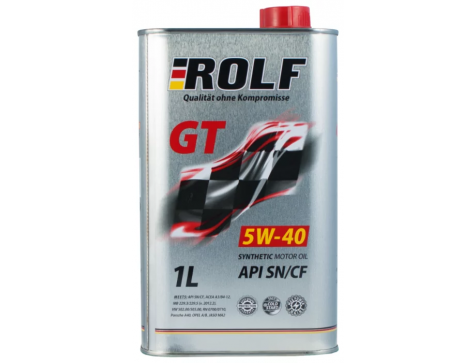 Масло моторное 5w40 1л ROLF GT син
