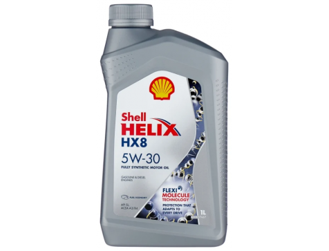 Масло моторное 5w30 1л Shell HELIX HX8 син.