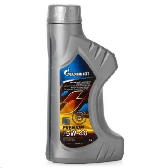 Масло моторное 5w40 1л Gazpromneft Premium SN/SM/CF син